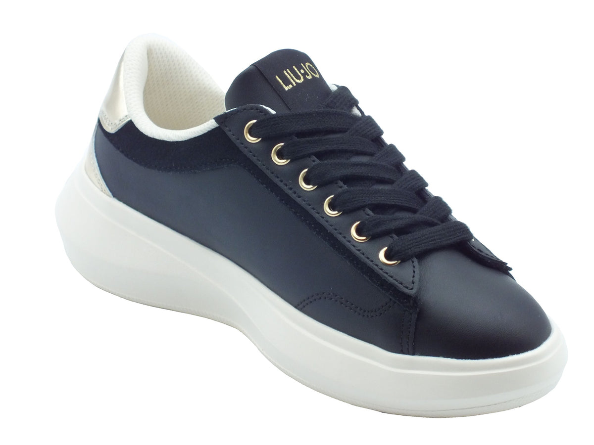 LIU JO LIU JO Sneakers Donna BA6069 Casper 01 Black pelle nero Black