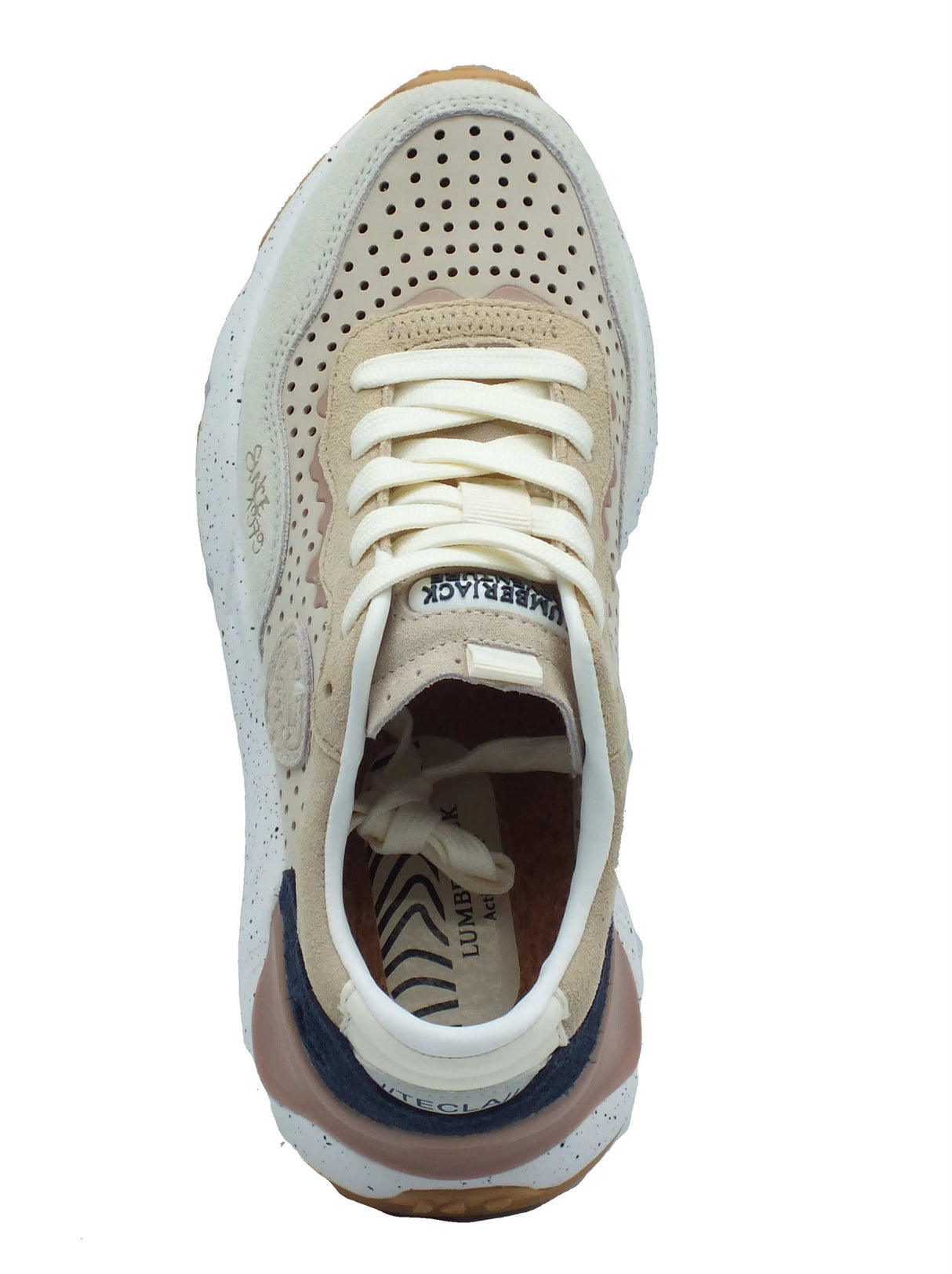 Lumberjack Lumberjack Sneakers Donna 102269307 Warm White pelle multicolore Warm White