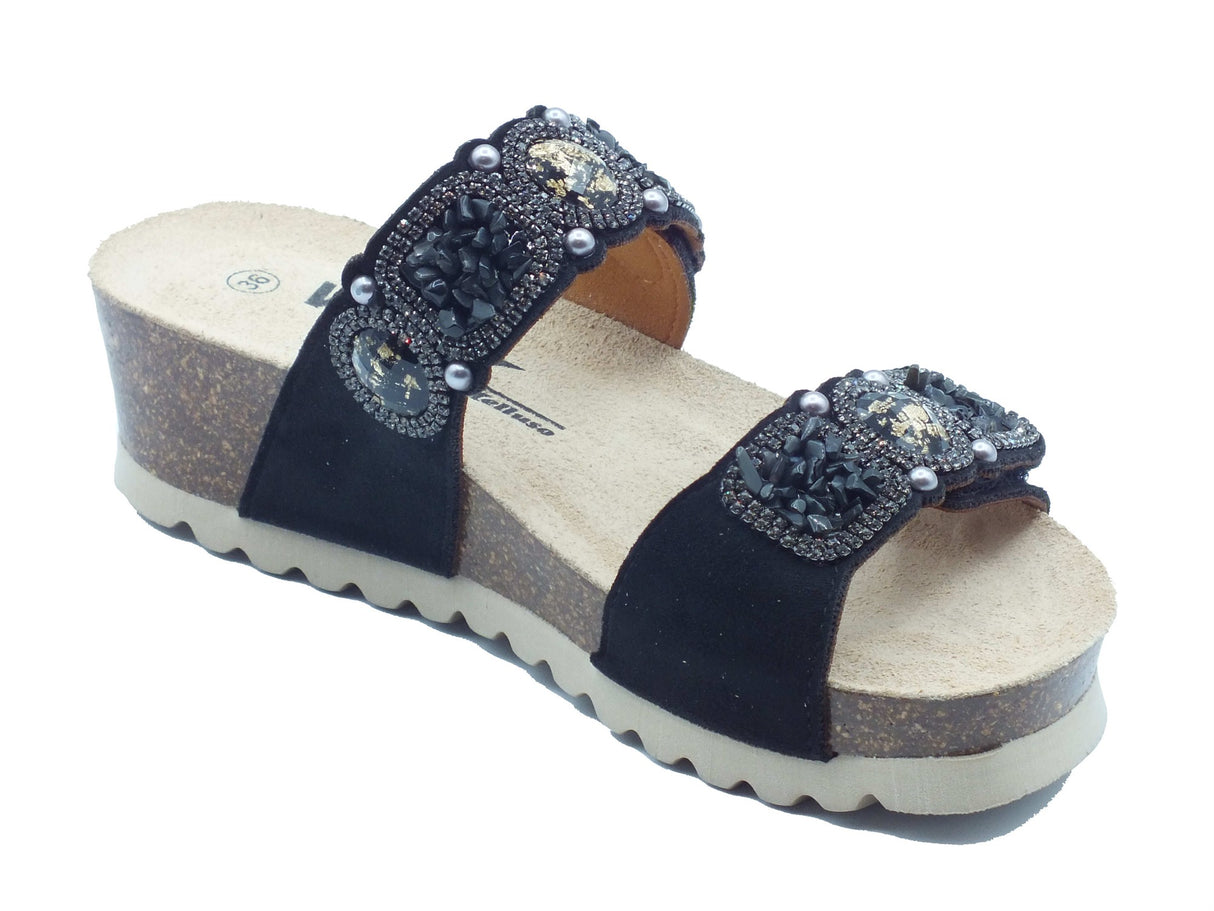 Melluso Melluso Sandali zeppa alta Donna 018182 Nero sintetico nero Nero