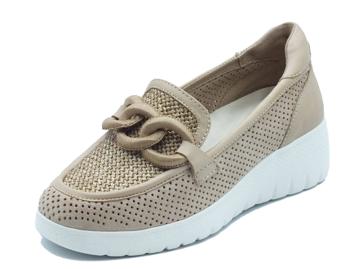 Melluso Melluso Mocassini Donna K55480 Nature pelle marrone Nature