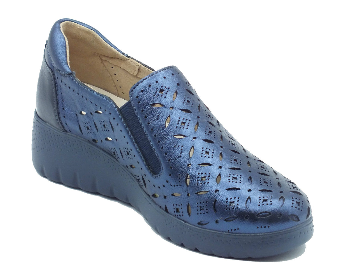 Melluso Melluso Mocassini Donna K55483 Blu pelle blu Blu