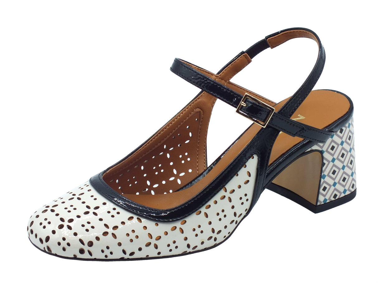 Nacrèe Nacrèe Sandali tacco basso Donna 2391M022 Napl Bur Nero pelle nero Nero