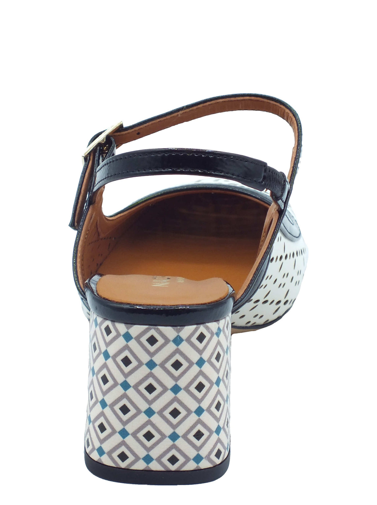 Nacrèe Nacrèe Sandali tacco basso Donna 2391M022 Napl Bur Nero pelle nero Nero