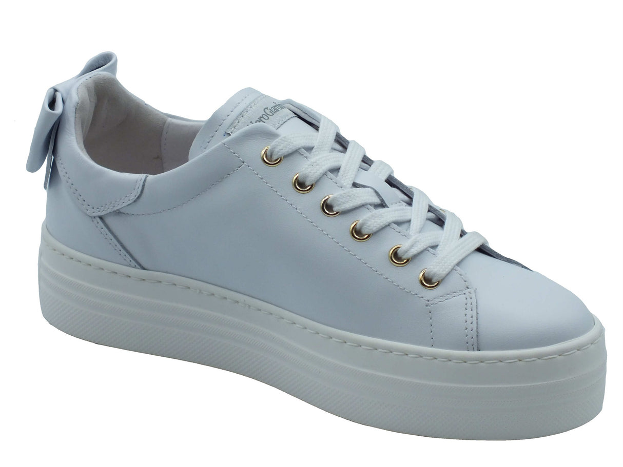 Nero Giardini Nero Giardini Sneakers Donna E306521D Skipper Bianco pelle bianco Bianco