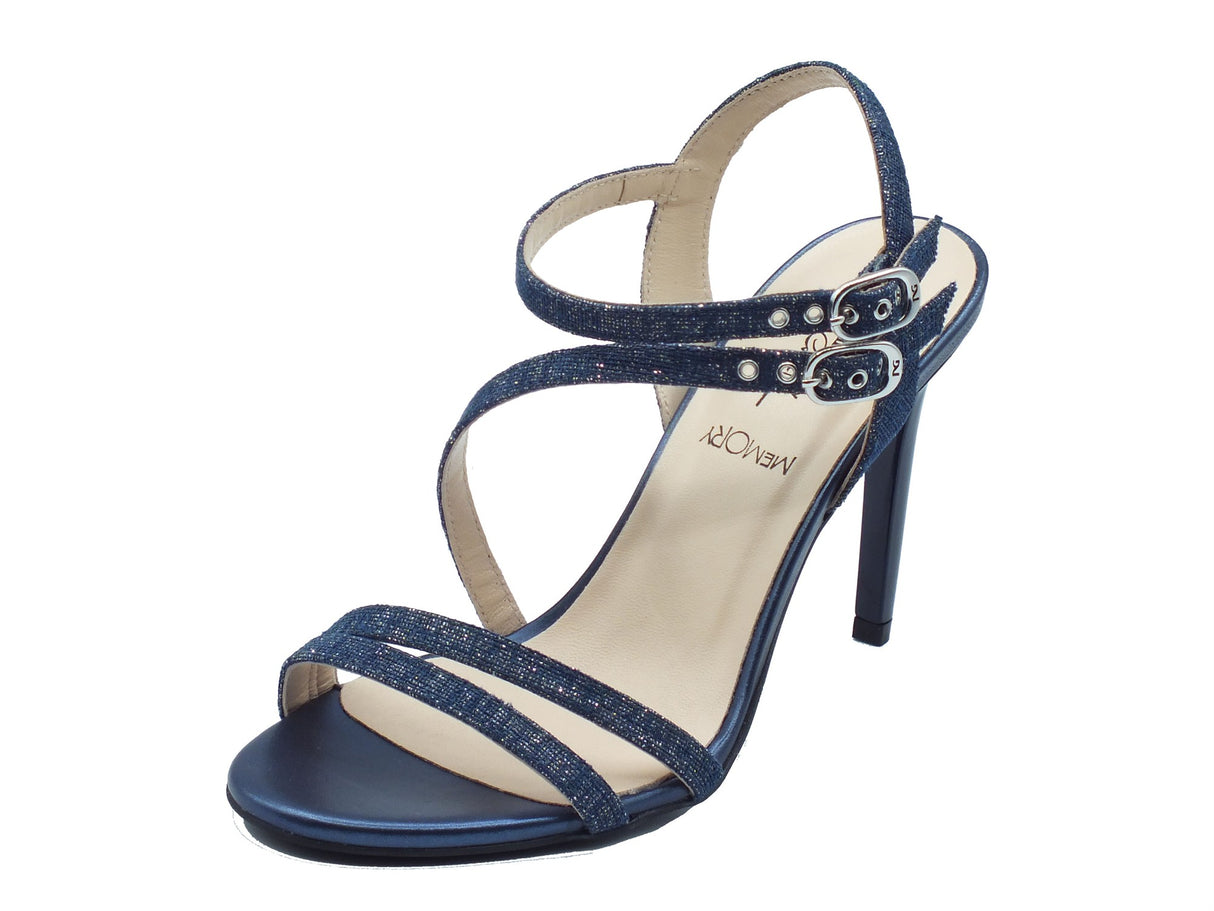 Nero Giardini Nero Giardini Sandali tacco alto Donna E613181DE Lurex Avio sintetico blu Avio