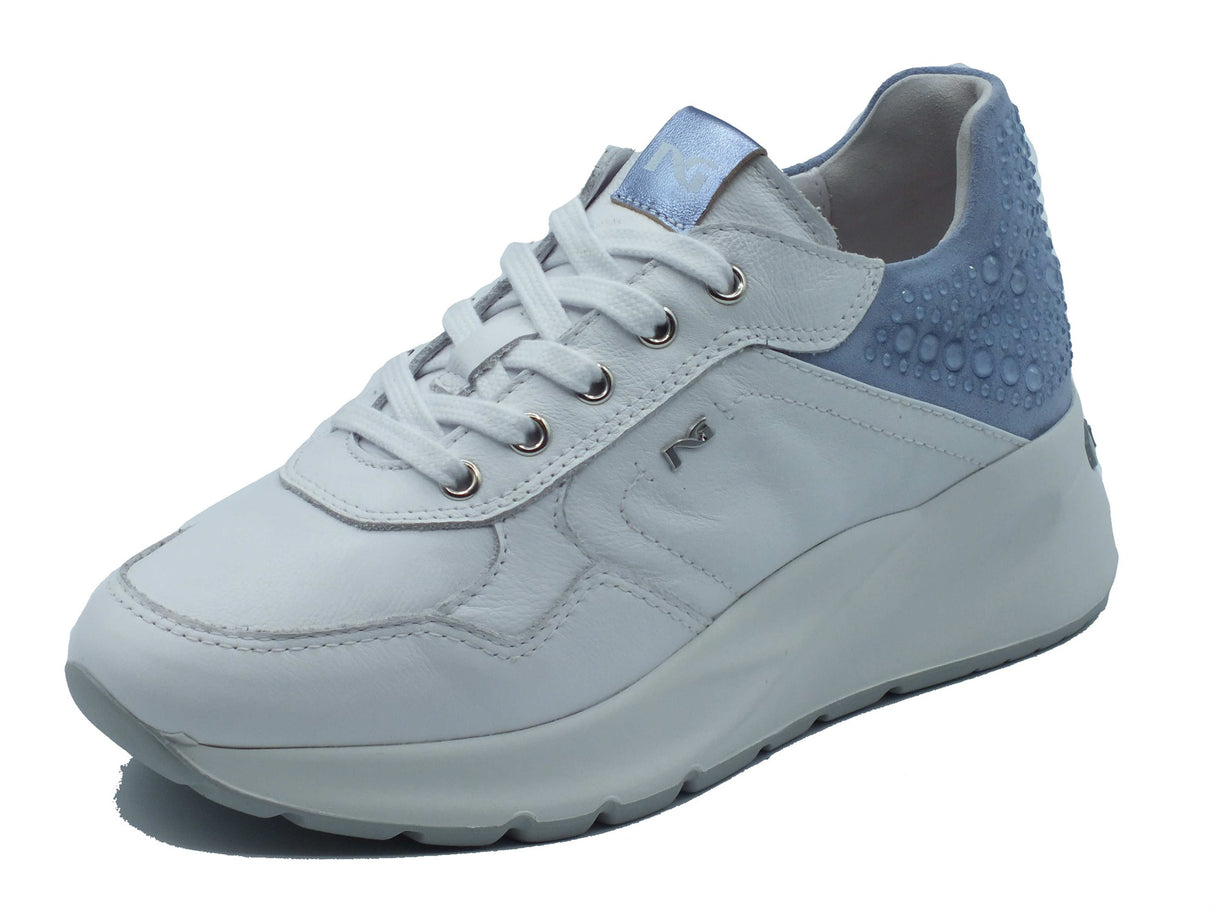 Nero Giardini Nero Giardini Sneakers Donna E615185D Cile Bianco pelle bianco Bianco