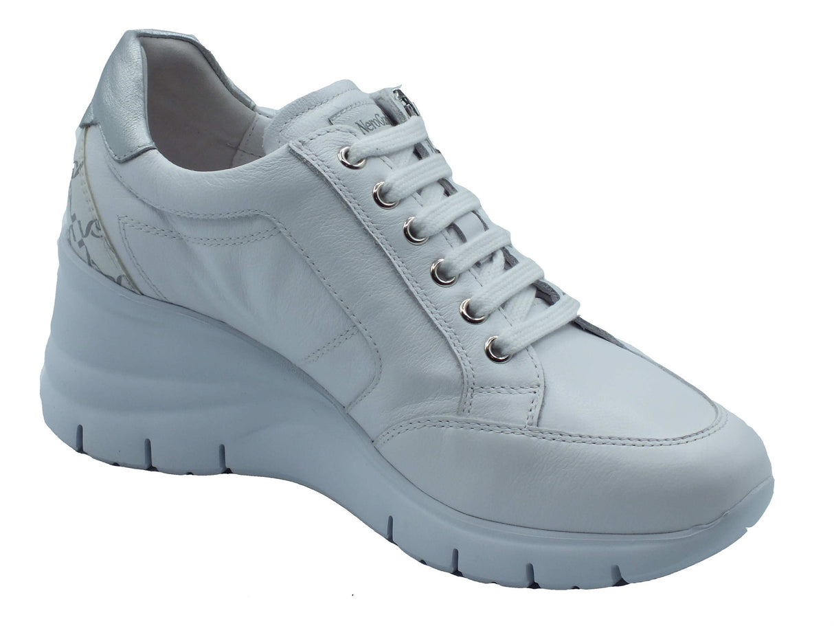 Nero Giardini Nero Giardini Sneakers Donna E615221D Cile Bianco pelle bianco Bianco