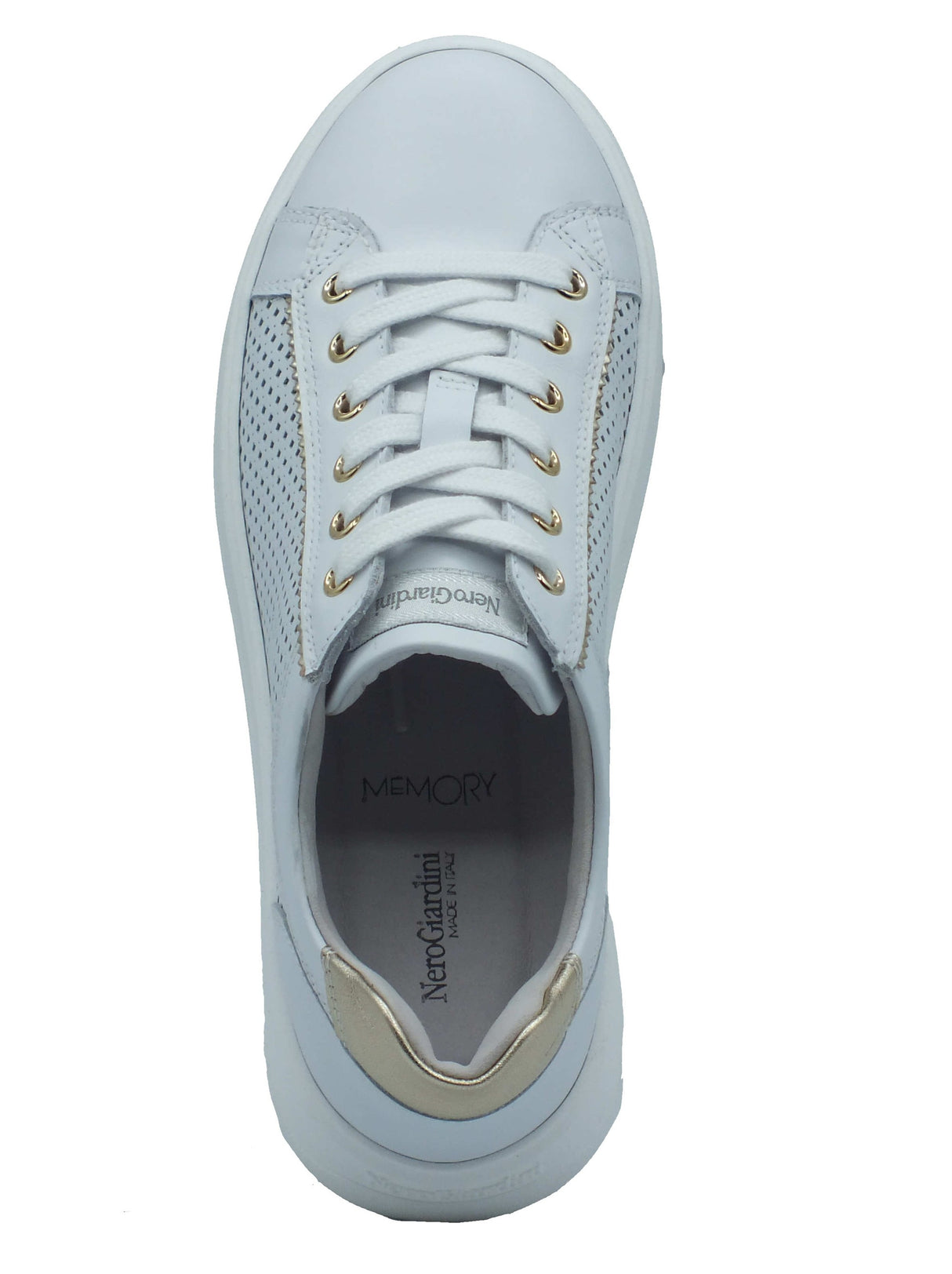 Nero Giardini Nero Giardini Sneakers Donna E615274D Skipper Bianco pelle bianco Bianco
