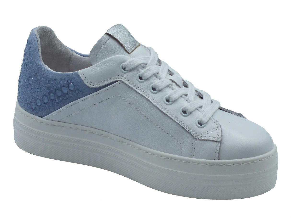Nero Giardini Nero Giardini Sneakers Donna E615300D Cile Bianco pelle bianco Bianco
