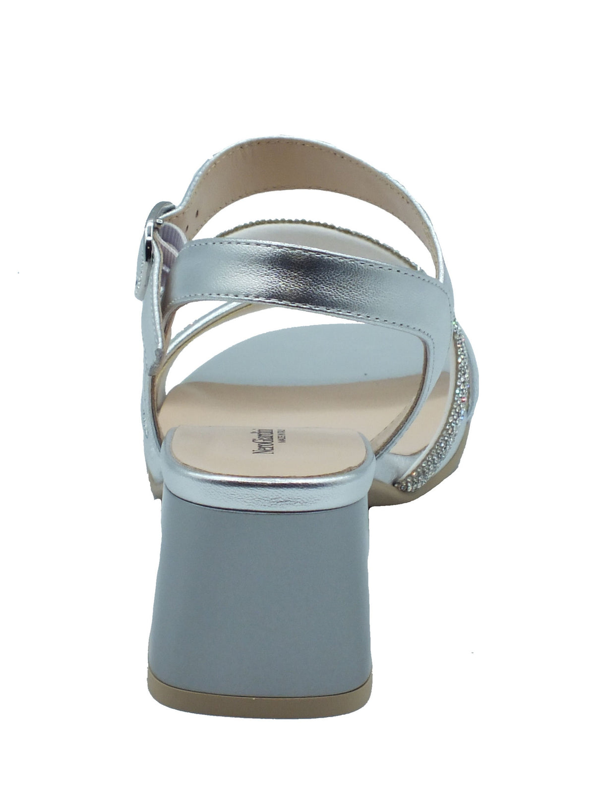 Nero Giardini Nero Giardini Sandali tacco alto Donna E615721D Nettuno Col. Argento pelle argento Argento
