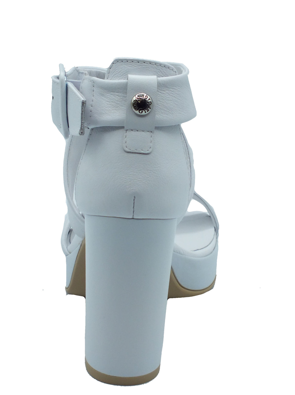 Nero Giardini Nero Giardini Sandali tacco alto Donna E615800D Cile Bianco pelle bianco Bianco