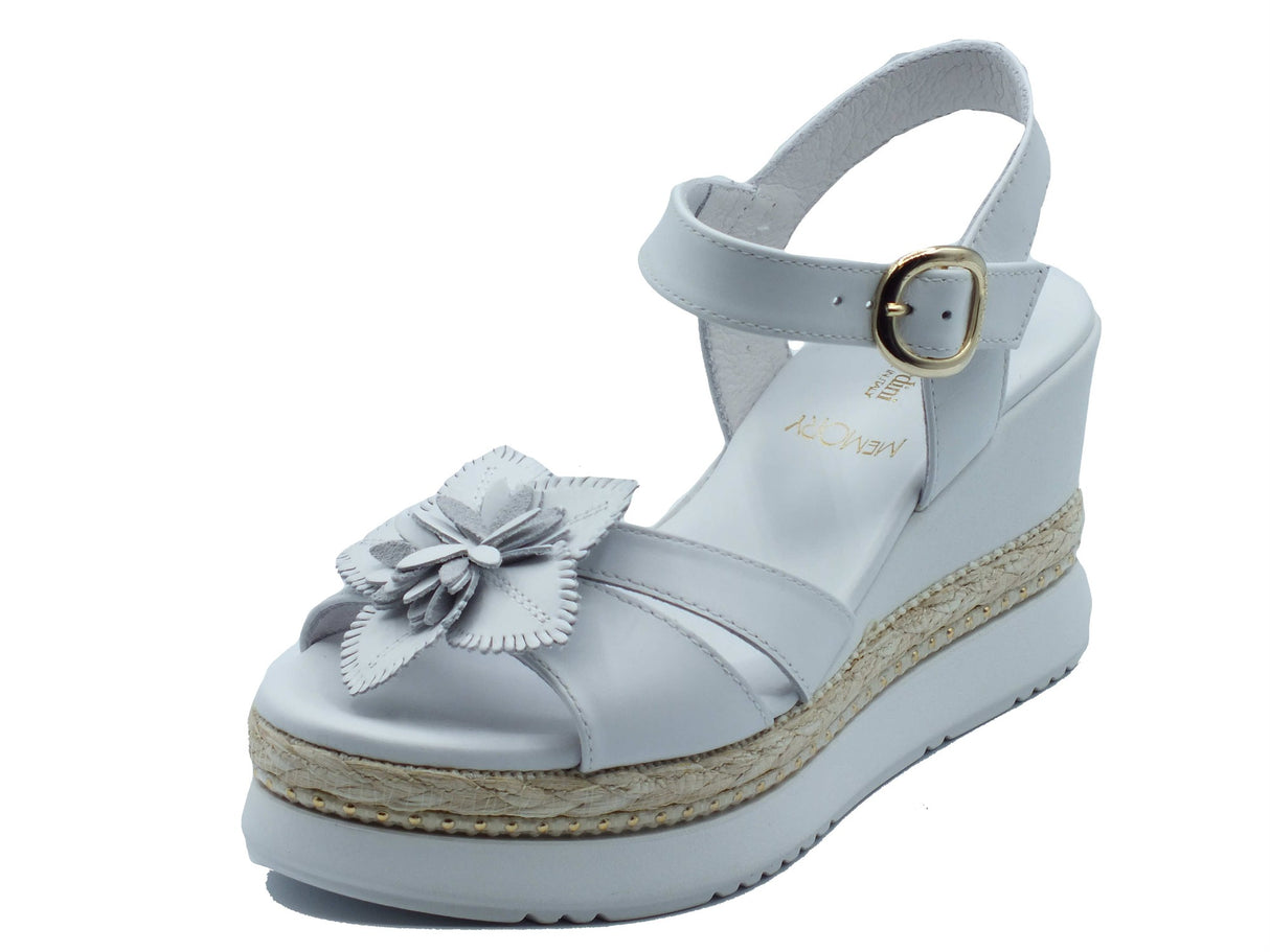 Nero Giardini Nero Giardini Sandali zeppa alta Donna E616012D Loira Bianco pelle bianco Bianco