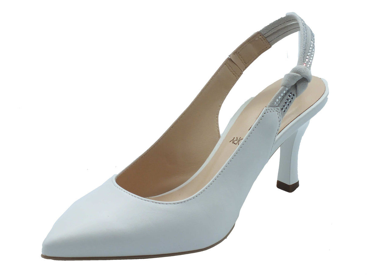 Nero Giardini Nero Giardini Sandali tacco alto Donna E618341DE Nappa Bianco pelle bianco Bianco