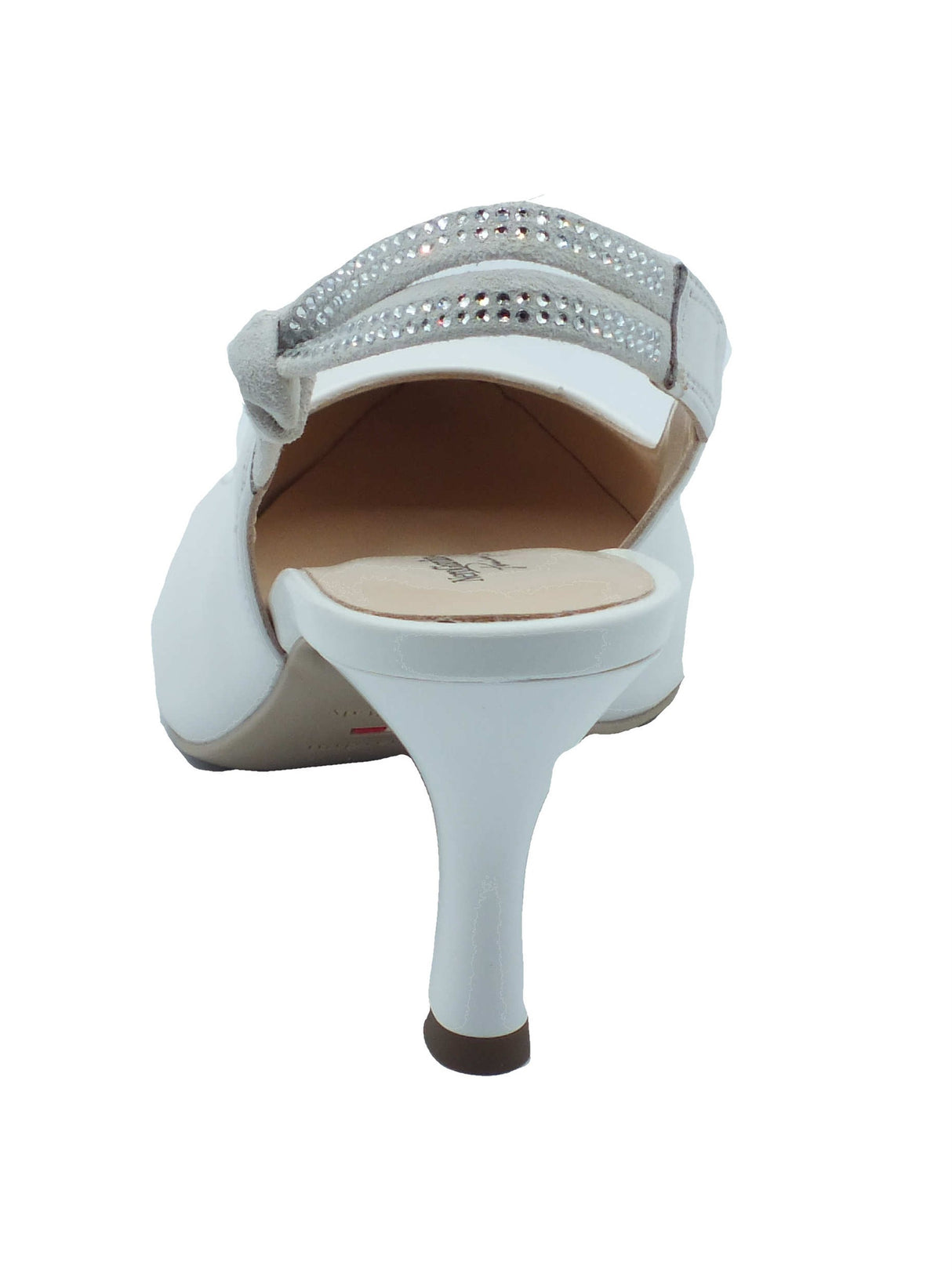 Nero Giardini Nero Giardini Sandali tacco alto Donna E618341DE Nappa Bianco pelle bianco Bianco