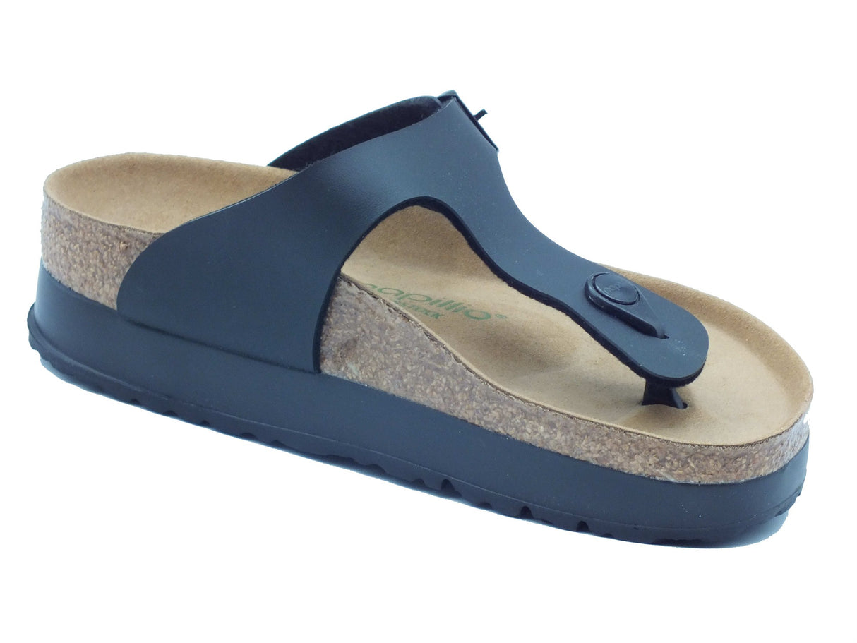 Papillio Papillio Infradito zeppa alta Donna 1027367 Gizeh Pap Flex Platform Black sintetico nero Black