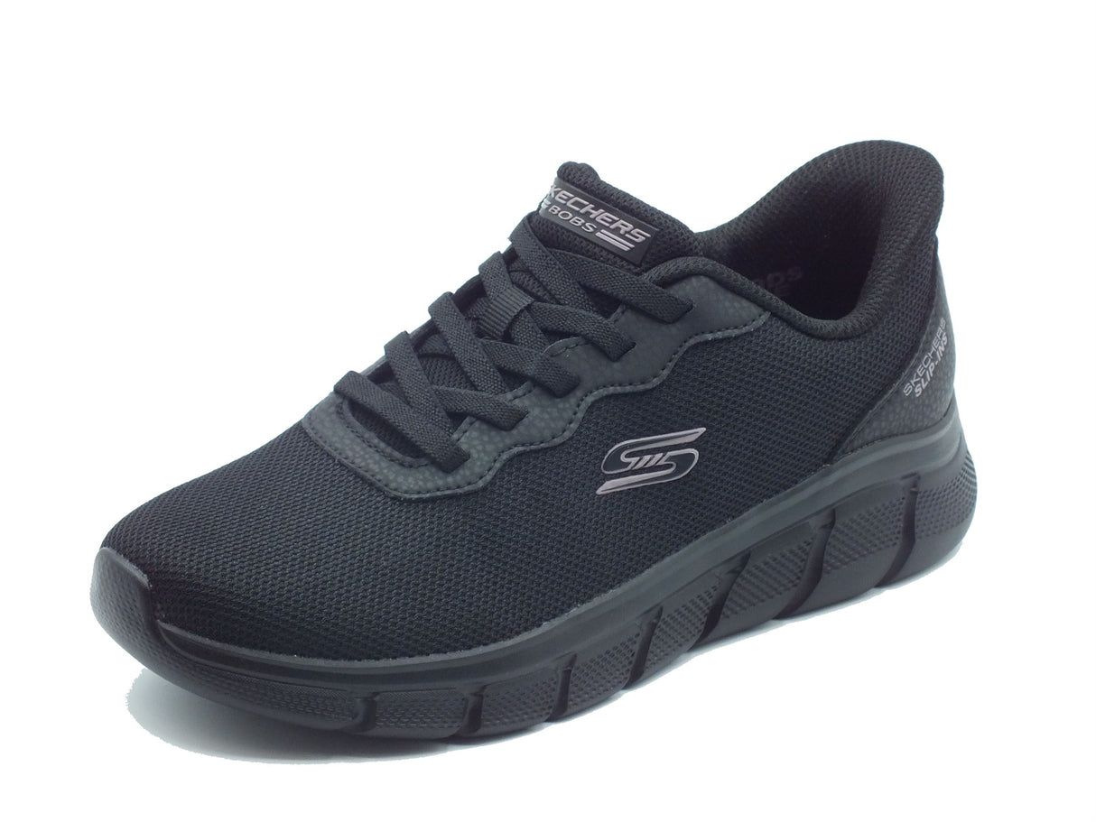 Skechers Skechers Slip-on Donna 117324 Flex Lucy Black pelle nero Black