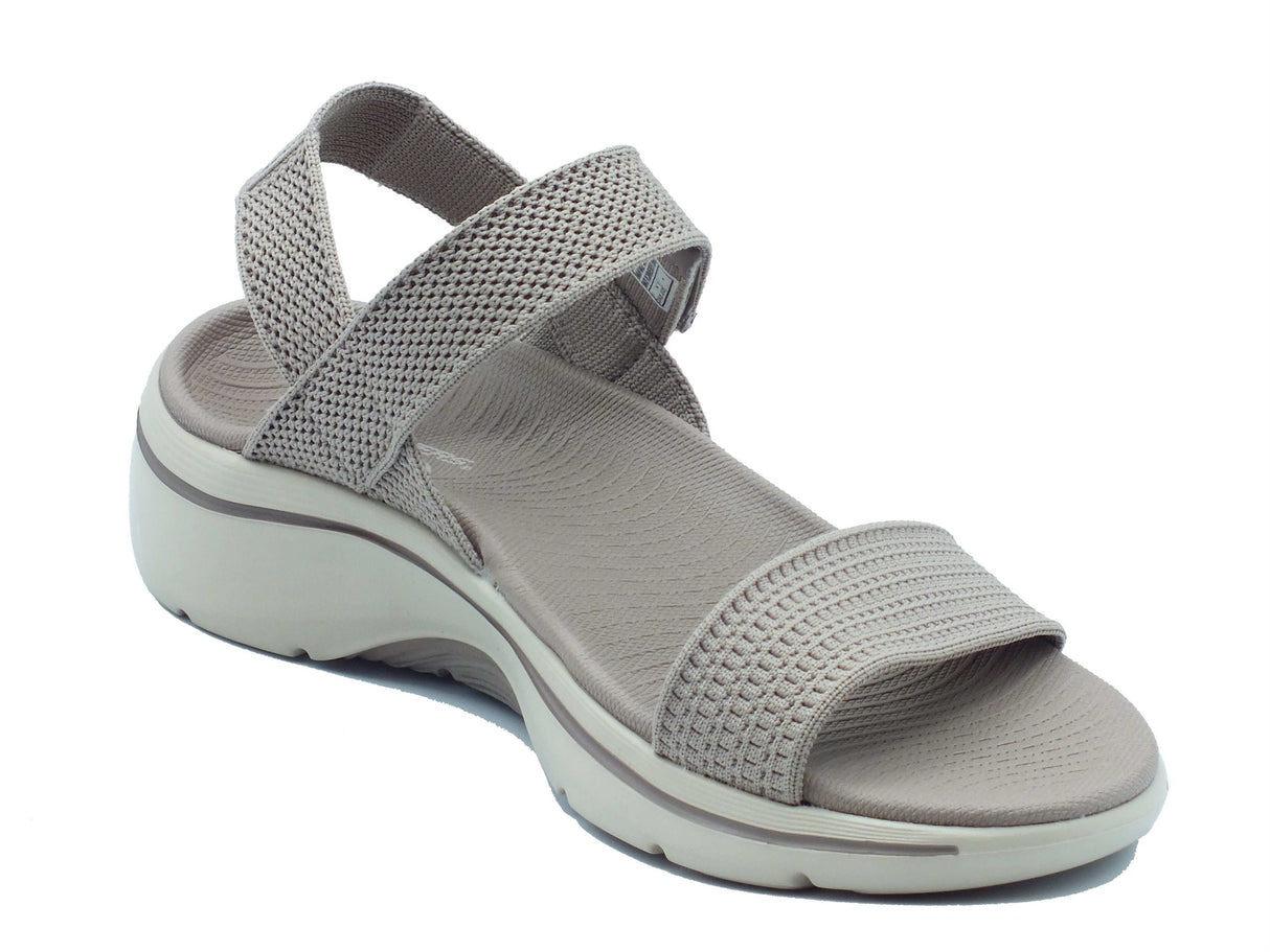 Skechers Skechers Sandali zeppa bassa Donna 140874 Annie Taupe sintetico beige Taupe