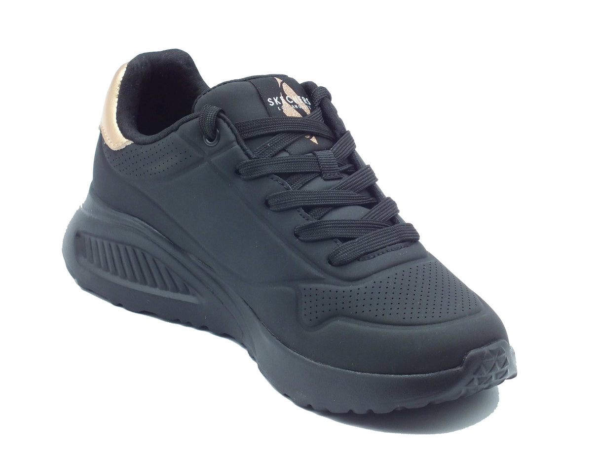 Skechers Skechers Sportive Donna 177291 Uno Shimmer Along Black pelle nero Black