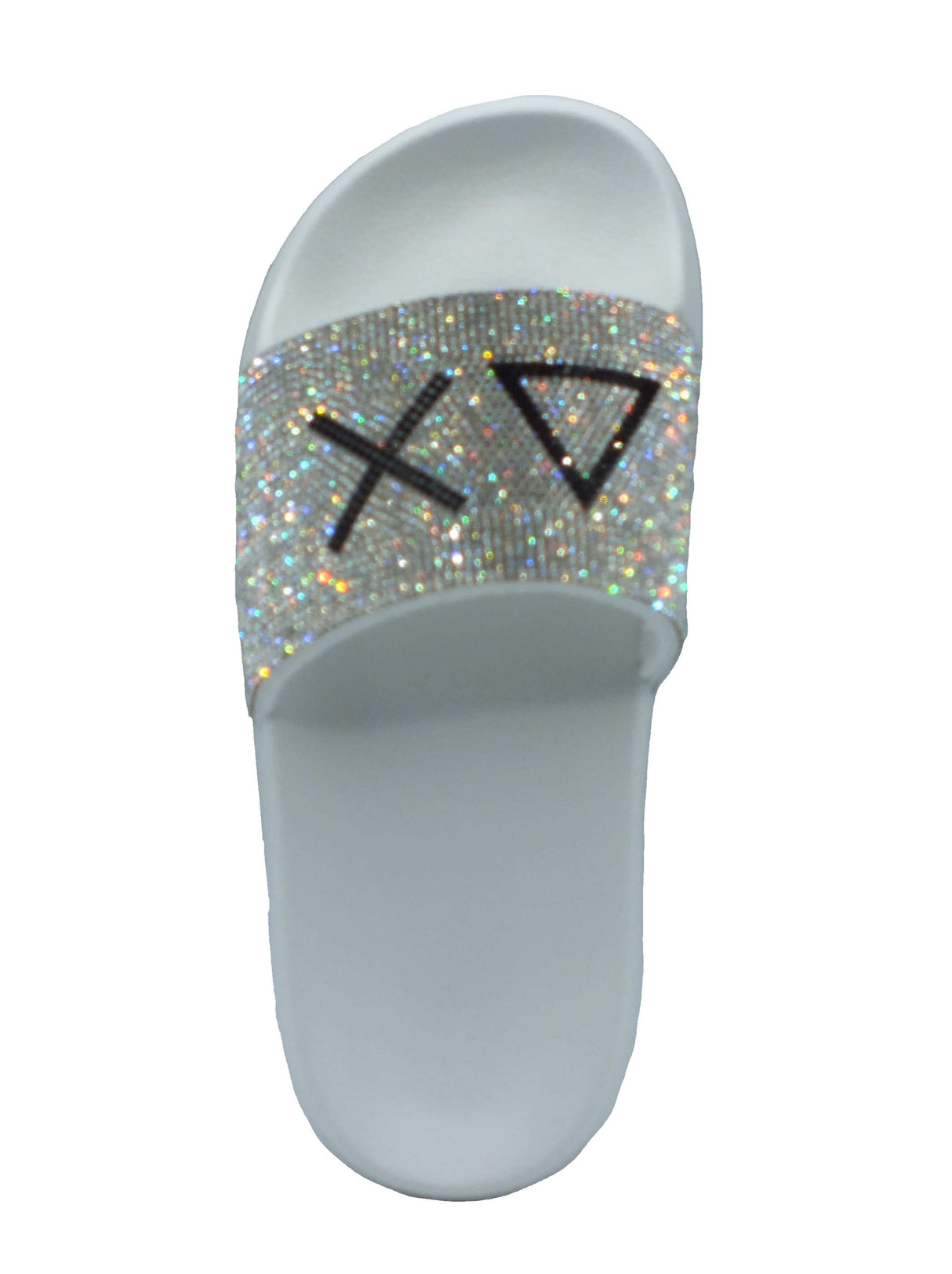 SUN68 SUN68 Ciabatte Donna X36211 Slippers Strass Logo Bianco gomma bianco Bianco