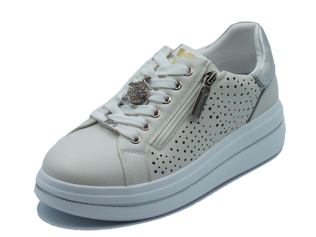 Valleverde Valleverde Sneakers Donna 35493 Bianco pelle bianco Bianco