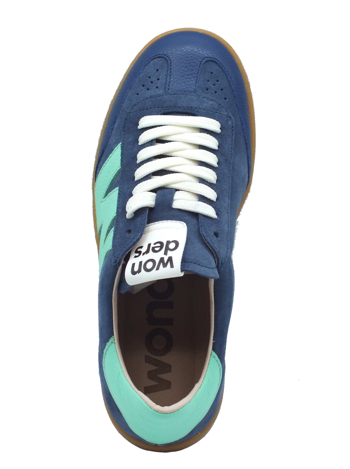 Wonders Wonders Sneakers Donna AP-2001 Nubia Wild Baltic pelle blu Baltic