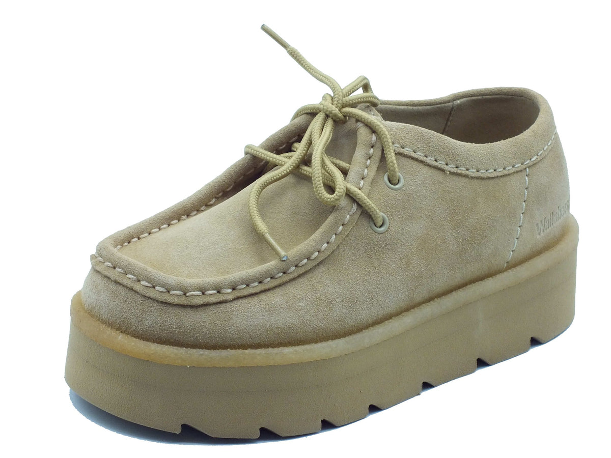 Clarks Clarks Scarpe Donna Meare Walla Maple Suede pelle beige Suede