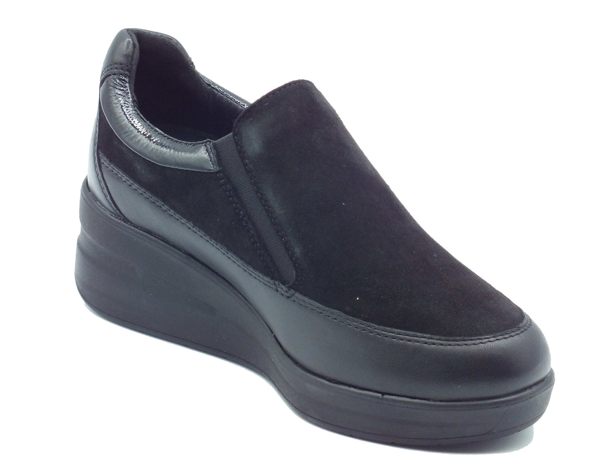 Cinzia Soft Cinzia Soft Sneakers confort Donna IV225710 Black pelle nero Black
