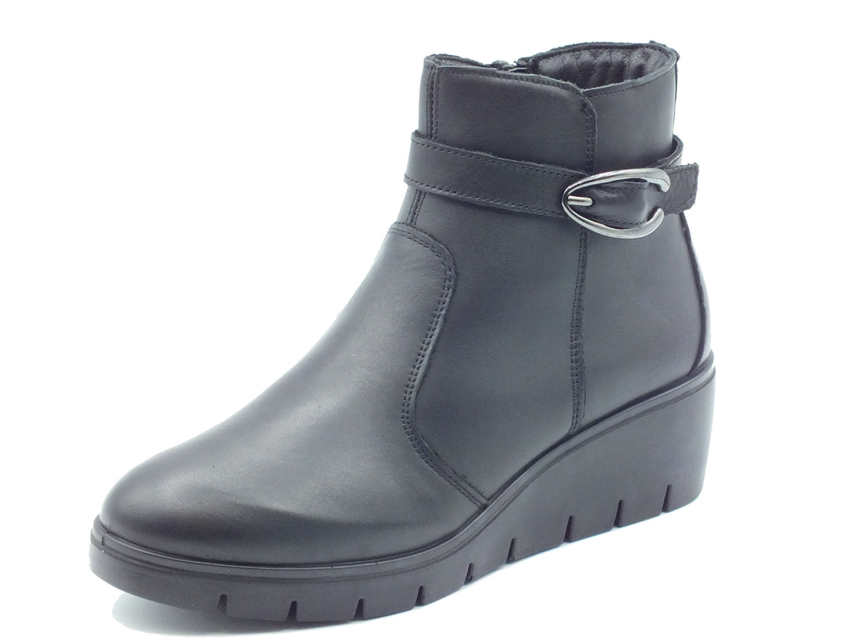 ENVAL Soft ENVAL Soft Tronchetti con zeppa Donna 2269000 Nappa Soft Nero pelle nero Nero