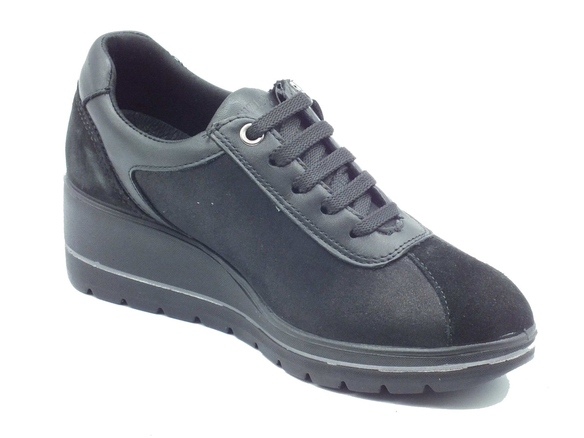 ENVAL Soft ENVAL Soft Sneakers confort Donna 2274300 Tess. Nero pelle nero Nero