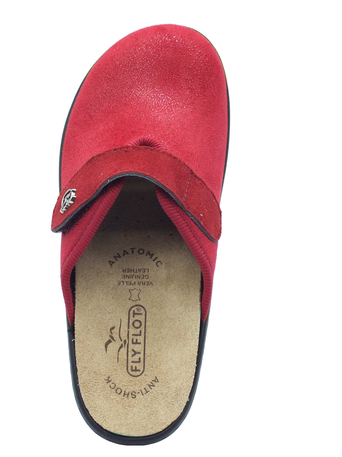 Fly Flot Fly Flot Pantofole Donna 35 W34 DY Bordò sintetico rosso Bordò
