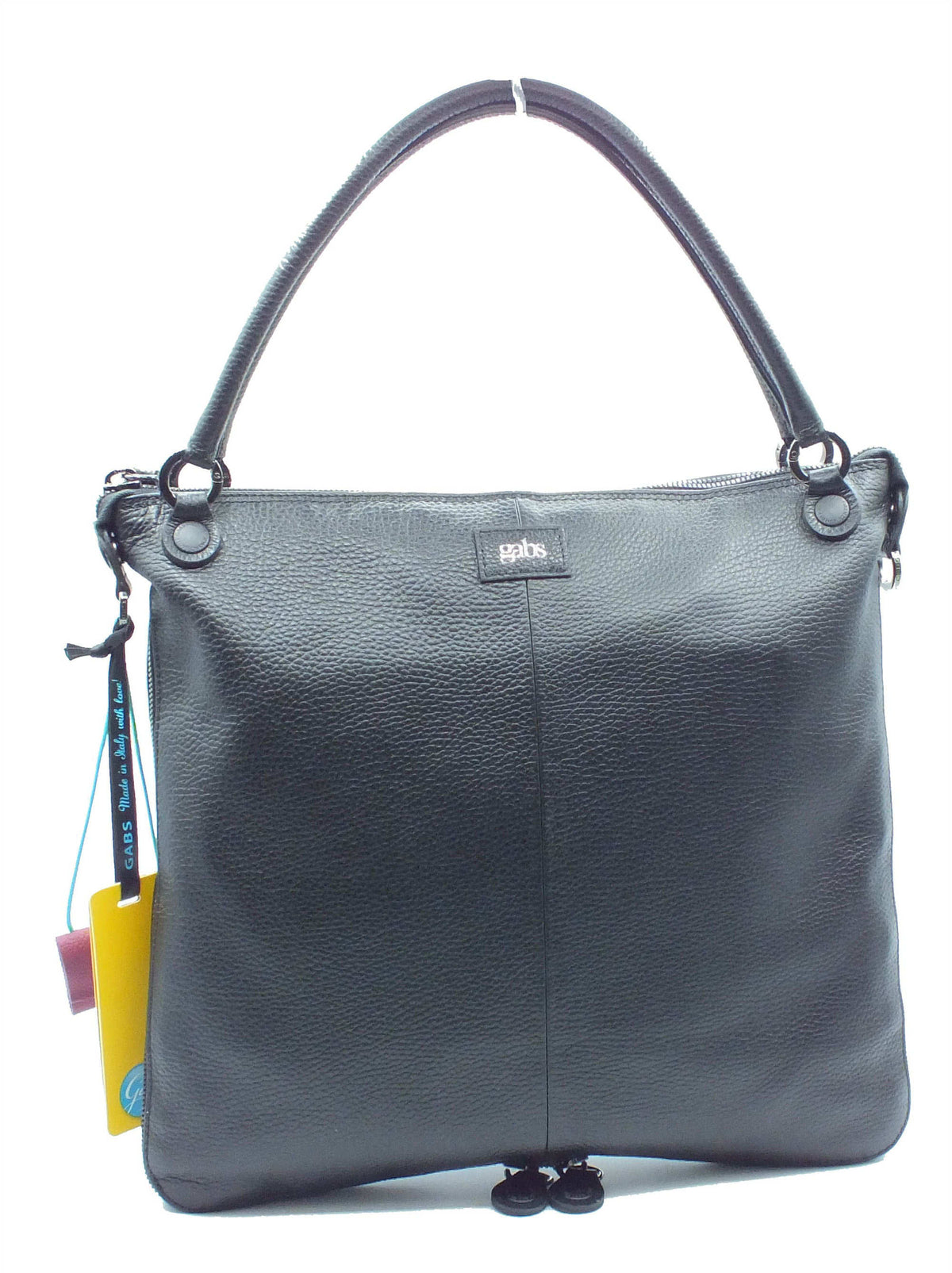 Gabs Gabs Borse Donna G012720T3 G14 Edgy Bull Black Nero TG L pelle nero Nero