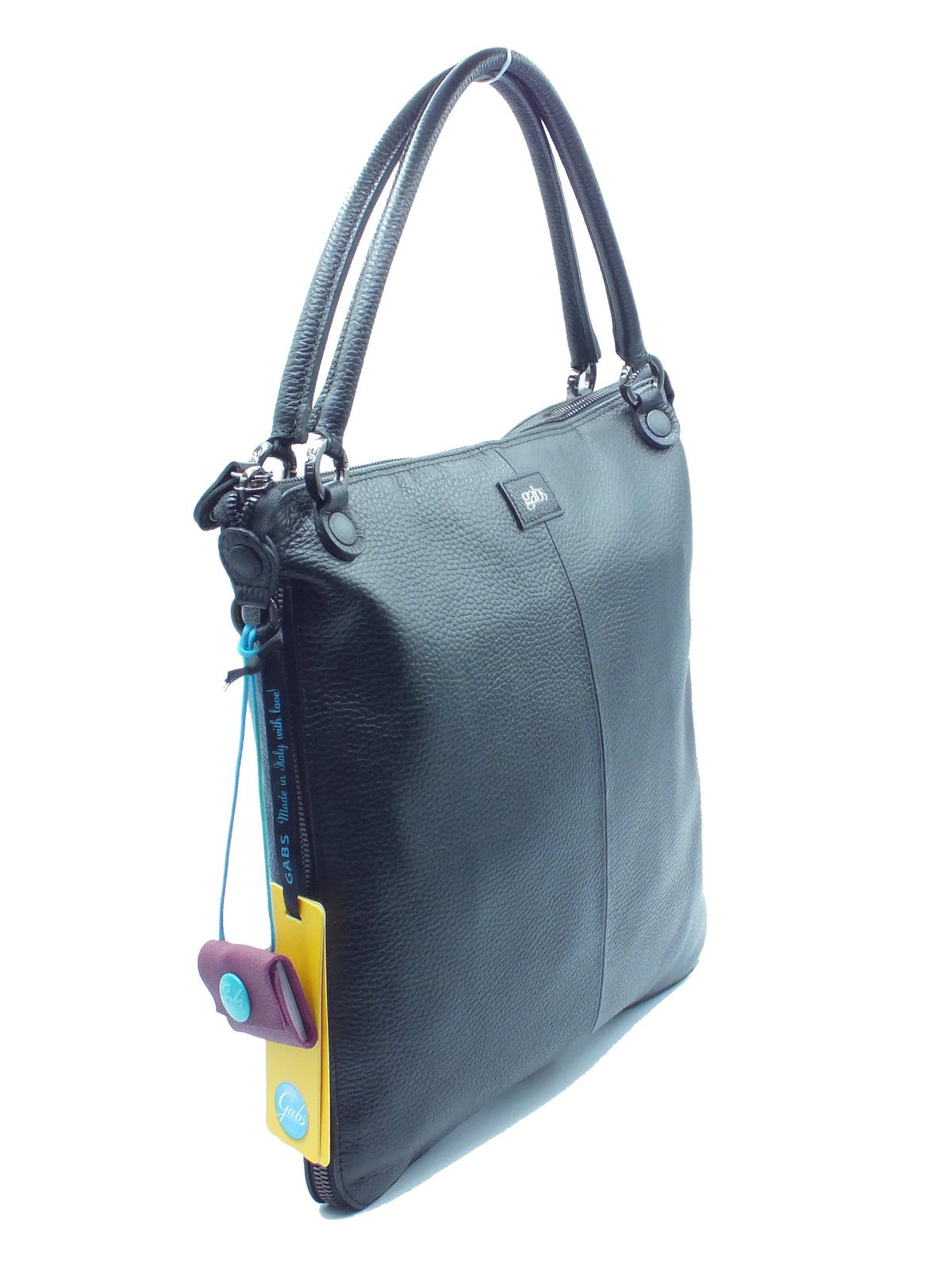 Gabs Gabs Borse Donna G012720T3 G14 Edgy Bull Black Nero TG L pelle nero Nero
