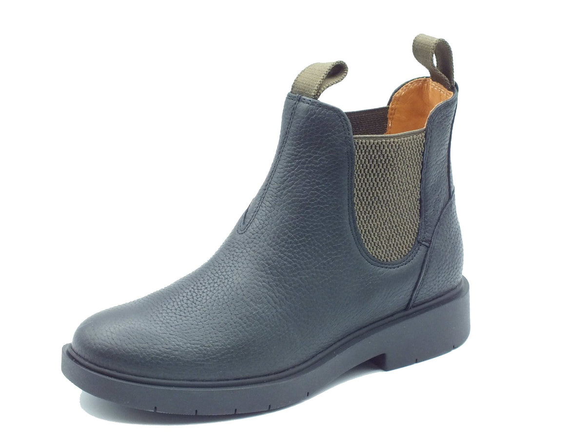 Geox Geox Scarponcini Donna D66DKH Spherica Ec1 Black Military pelle nero Black Military