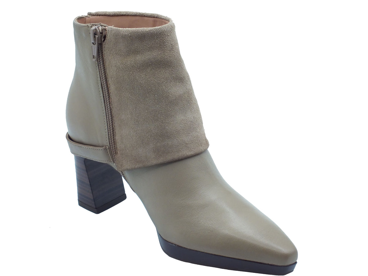 Hispanitas Hispanitas Tronchetti con tacco Donna HI265229 Soho Castoro pelle beige Castoro