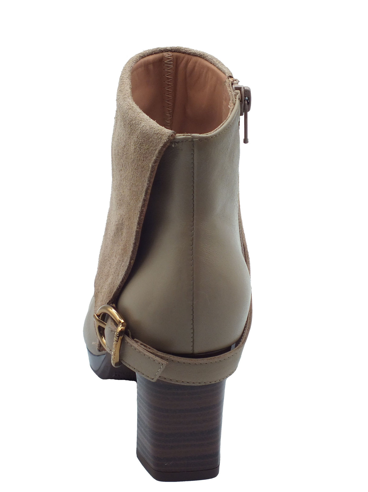 Hispanitas Hispanitas Tronchetti con tacco Donna HI265229 Soho Castoro pelle beige Castoro