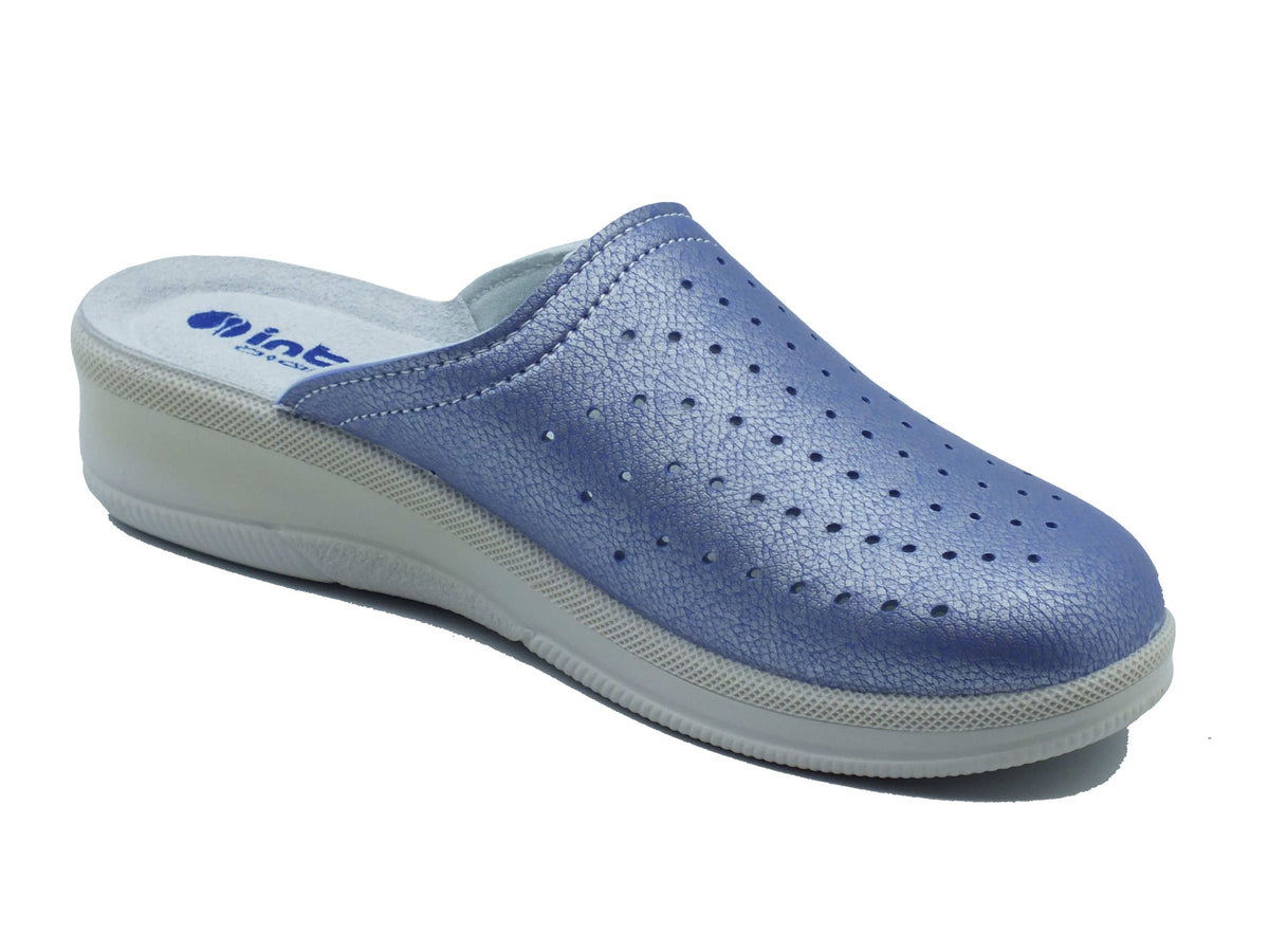InBlu InBlu Pantofole Donna 500033N Jeans pelle blu Jeans