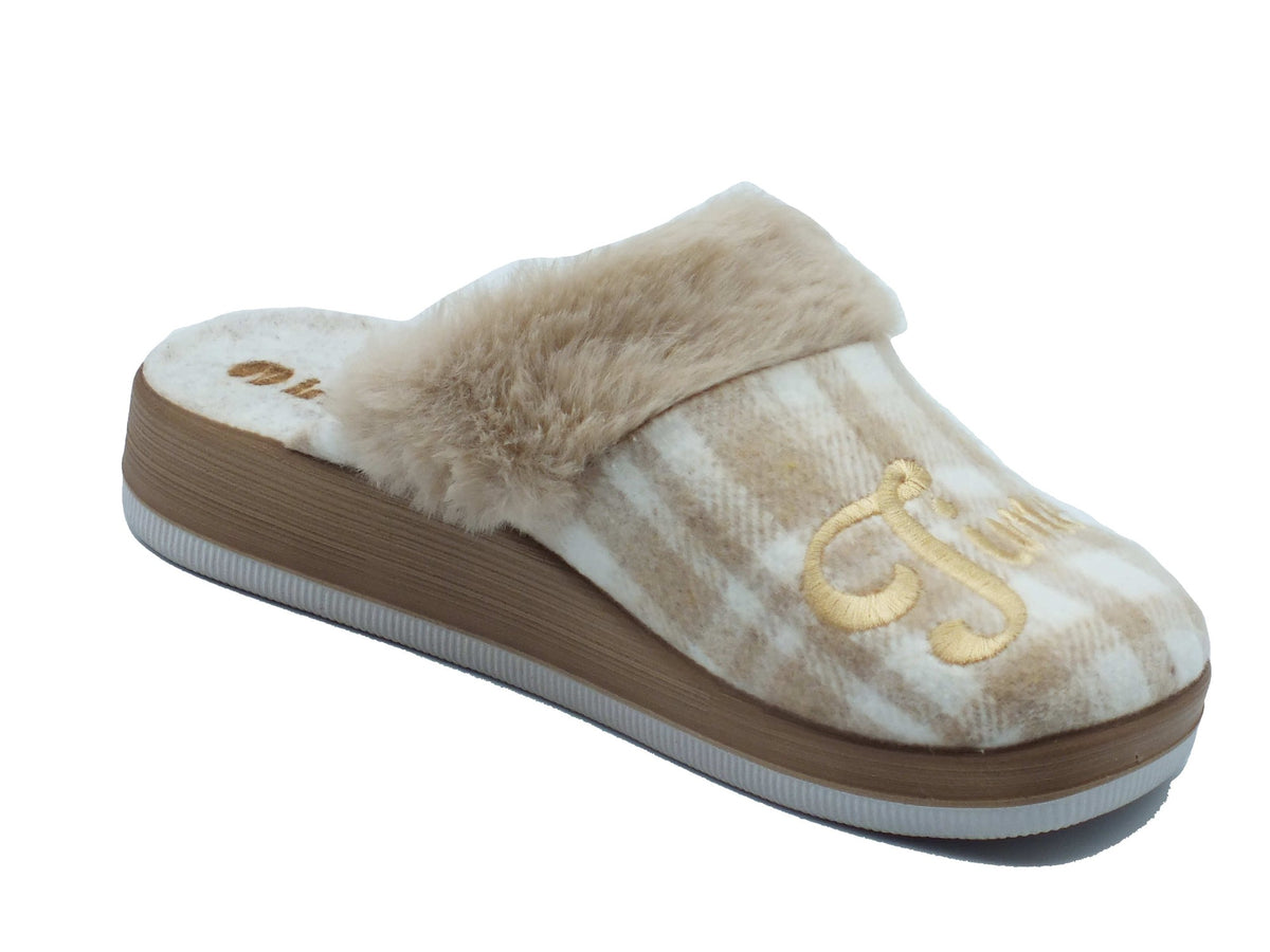 InBlu InBlu Pantofole Donna CT000050 Sabbia sintetico beige Sabbia
