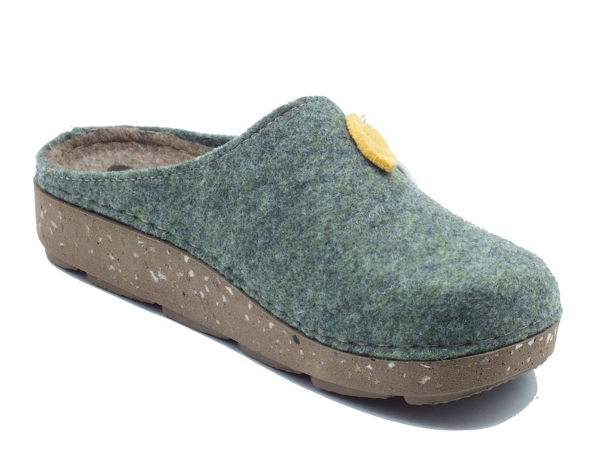 InBlu InBlu Pantofole Donna ED00013 Menta lana verde Menta