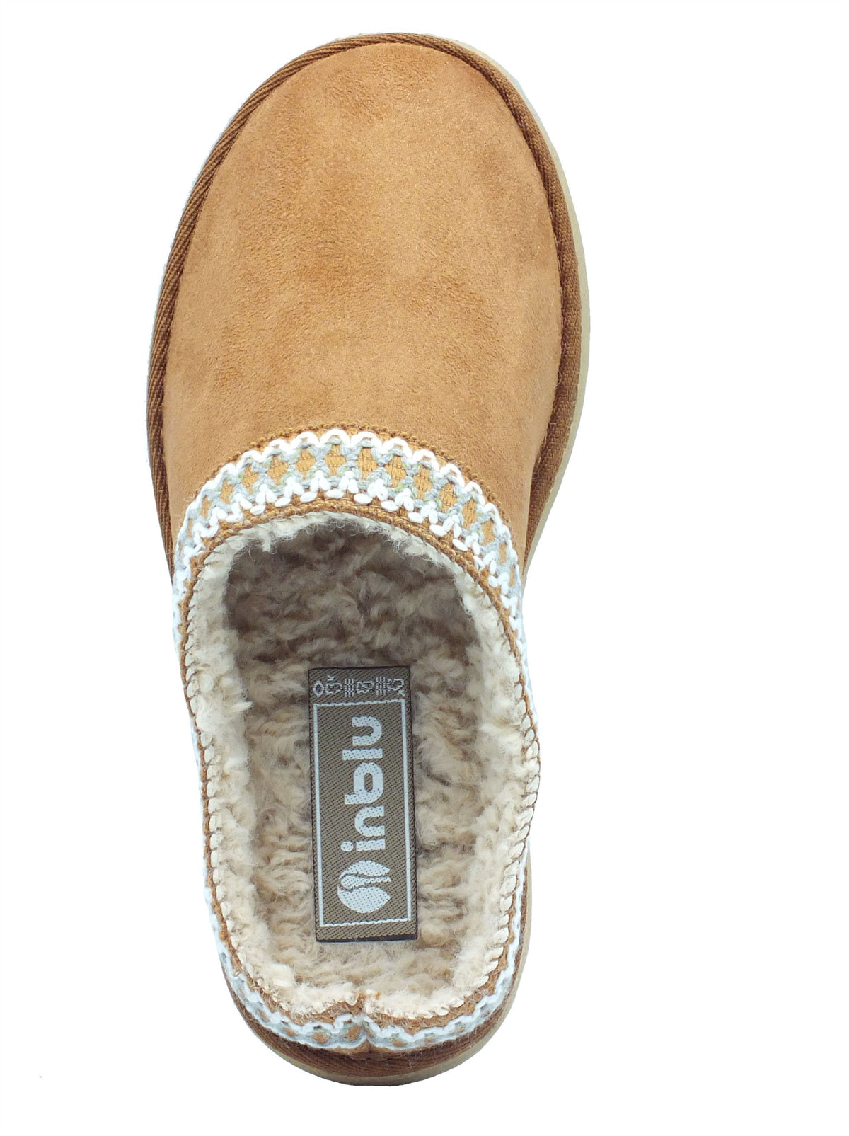 InBlu InBlu Pantofole Donna EY00030 Camel sintetico marrone Camel