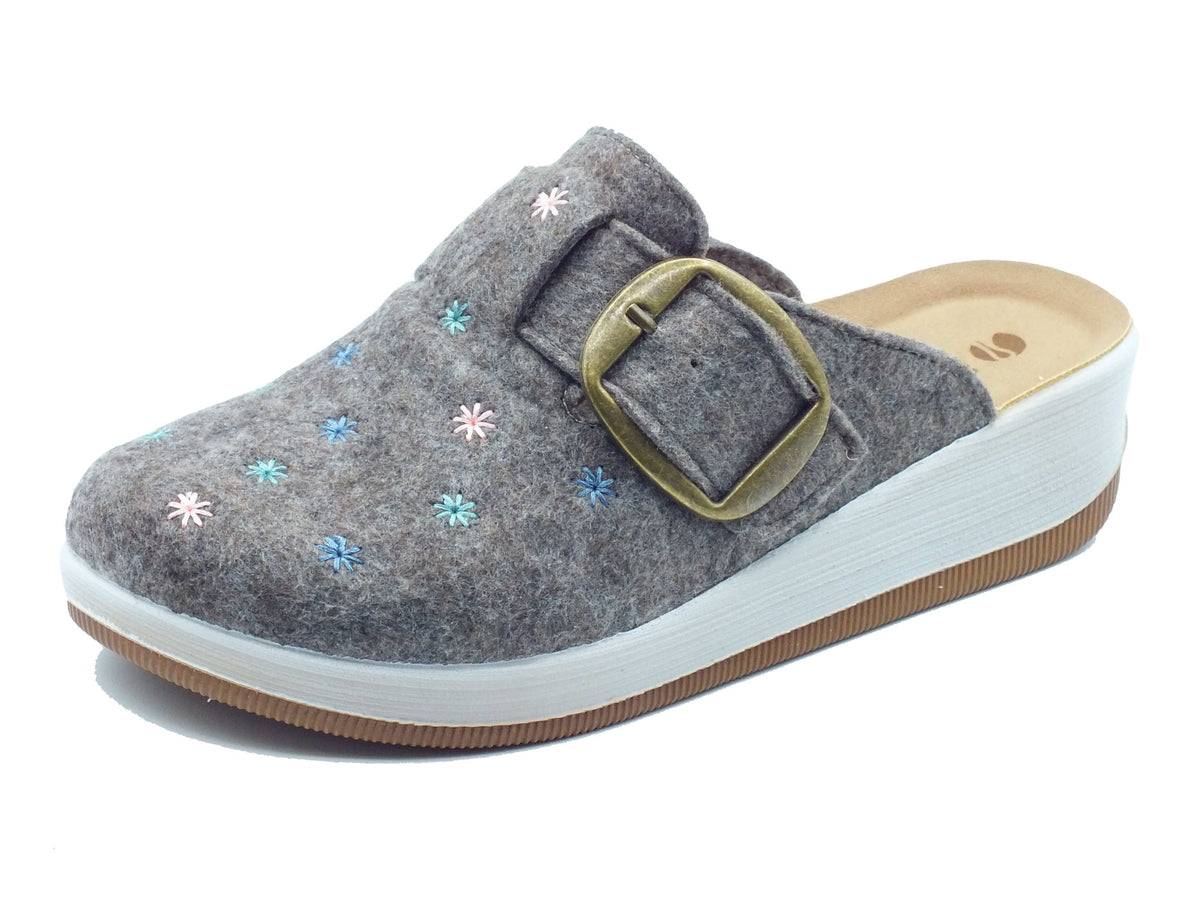 InBlu InBlu Pantofole Donna GC000045 Tortora sintetico grigio Tortora