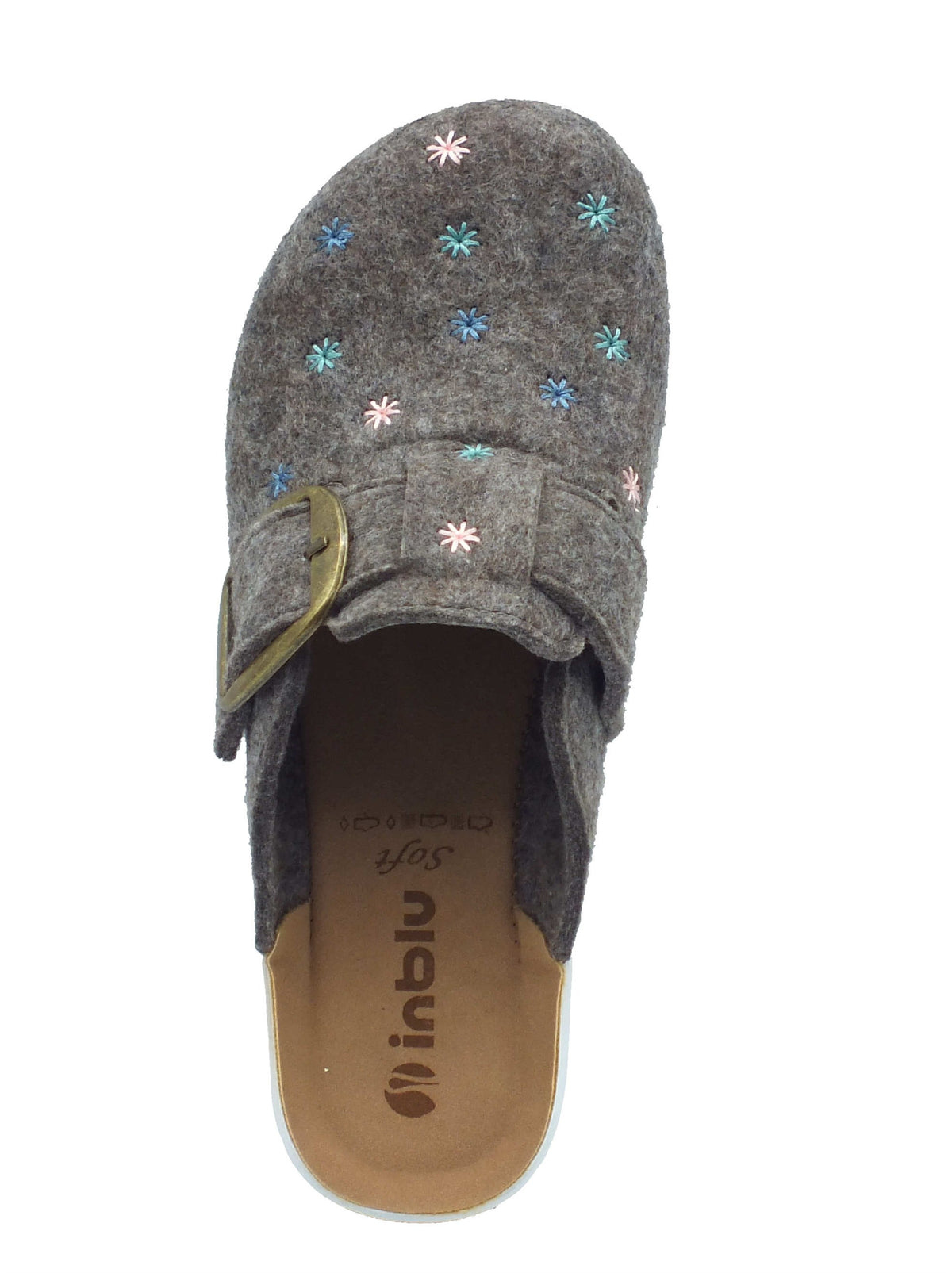InBlu InBlu Pantofole Donna GC000045 Tortora sintetico grigio Tortora