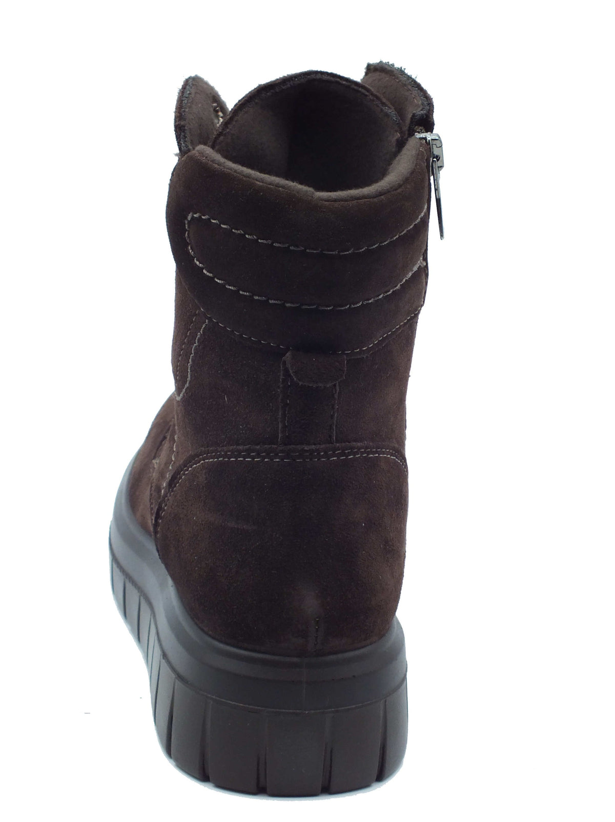 Igi&Co Igi&Co Tronchetti con zeppa Donna 2149122 Scam. Super T.Moro pelle marrone Testa di Moro