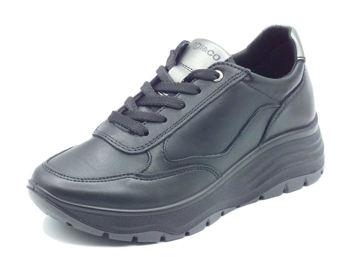 Igi&Co Igi&Co Sneakers Donna 2154800 Nappa Soft Nero pelle nero Nero