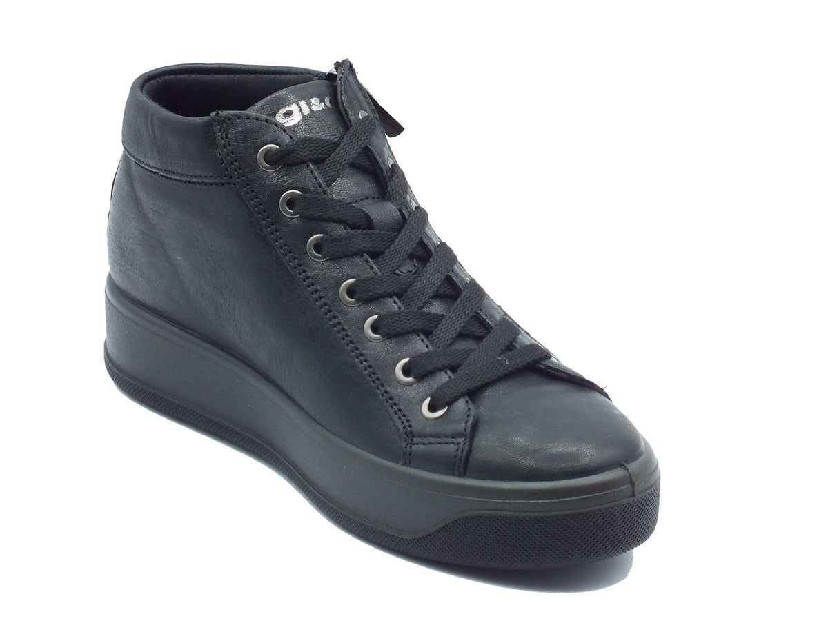 Igi&Co Igi&Co Sneakers Donna 2169700 Capra Met Nero pelle nero Nero