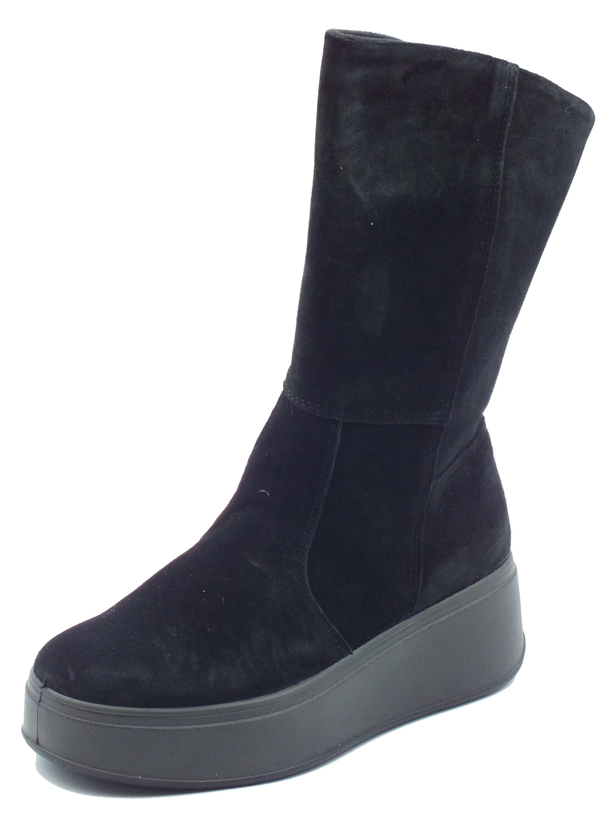 Igi&Co Igi&Co Tronchetti con zeppa Donna 2170600 Scam. Super Nero pelle nero Nero