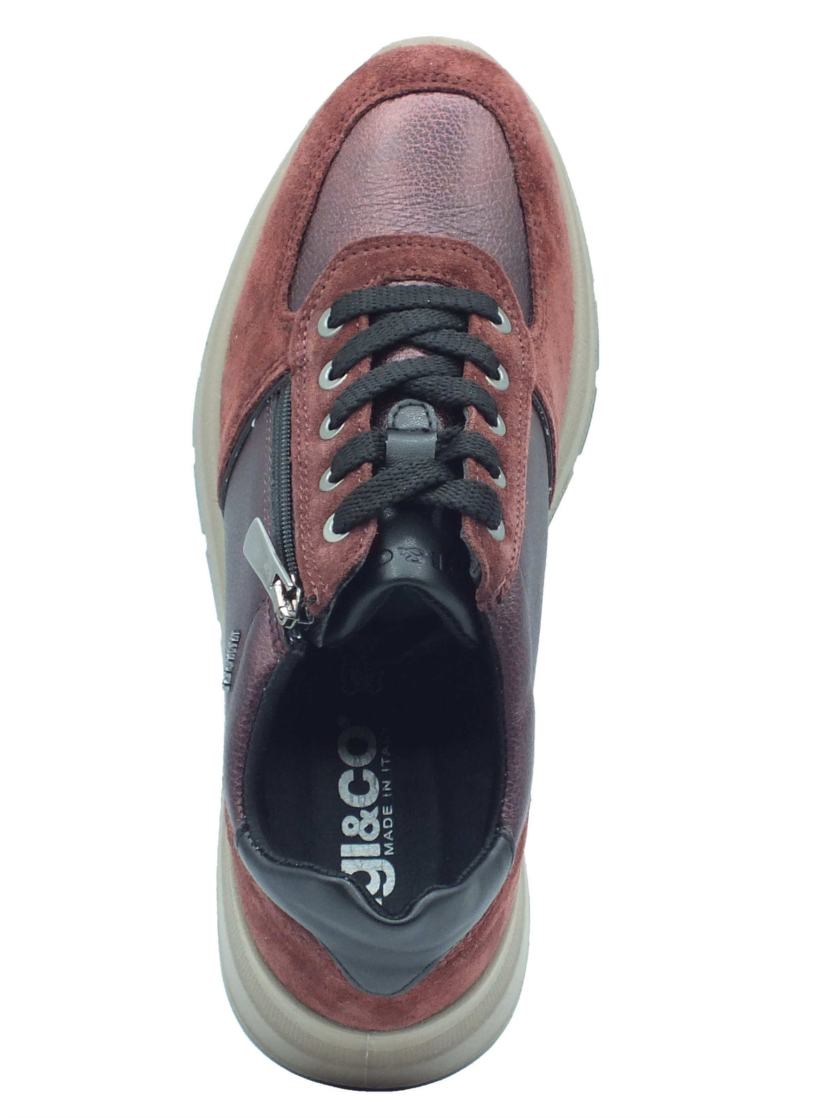 Igi&Co Igi&Co Sneakers Donna 2175311 Scam Bordò Scuro pelle rosso Bordò scuro