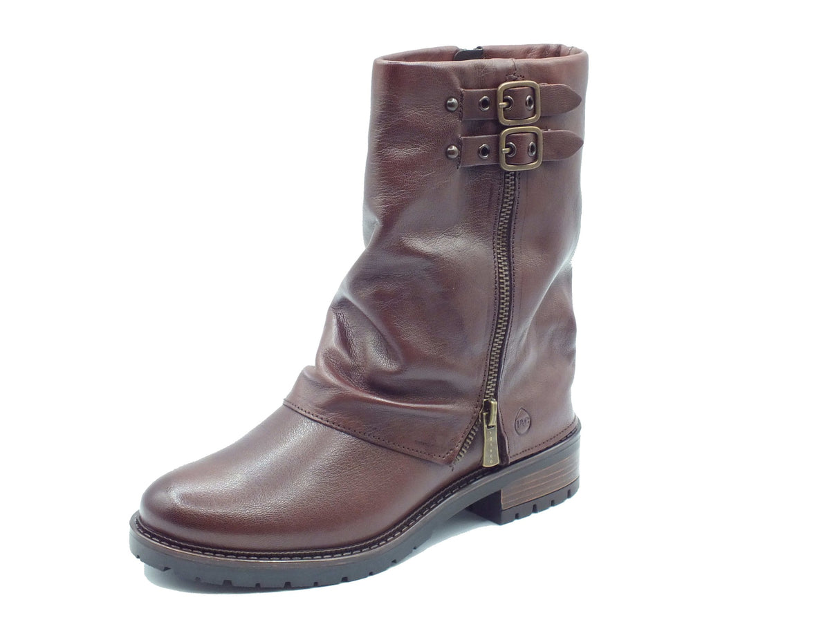 Igi&Co Igi&Co Tronchetti con tacco Donna 2186111 Capra T.Moro pelle marrone Testa di Moro
