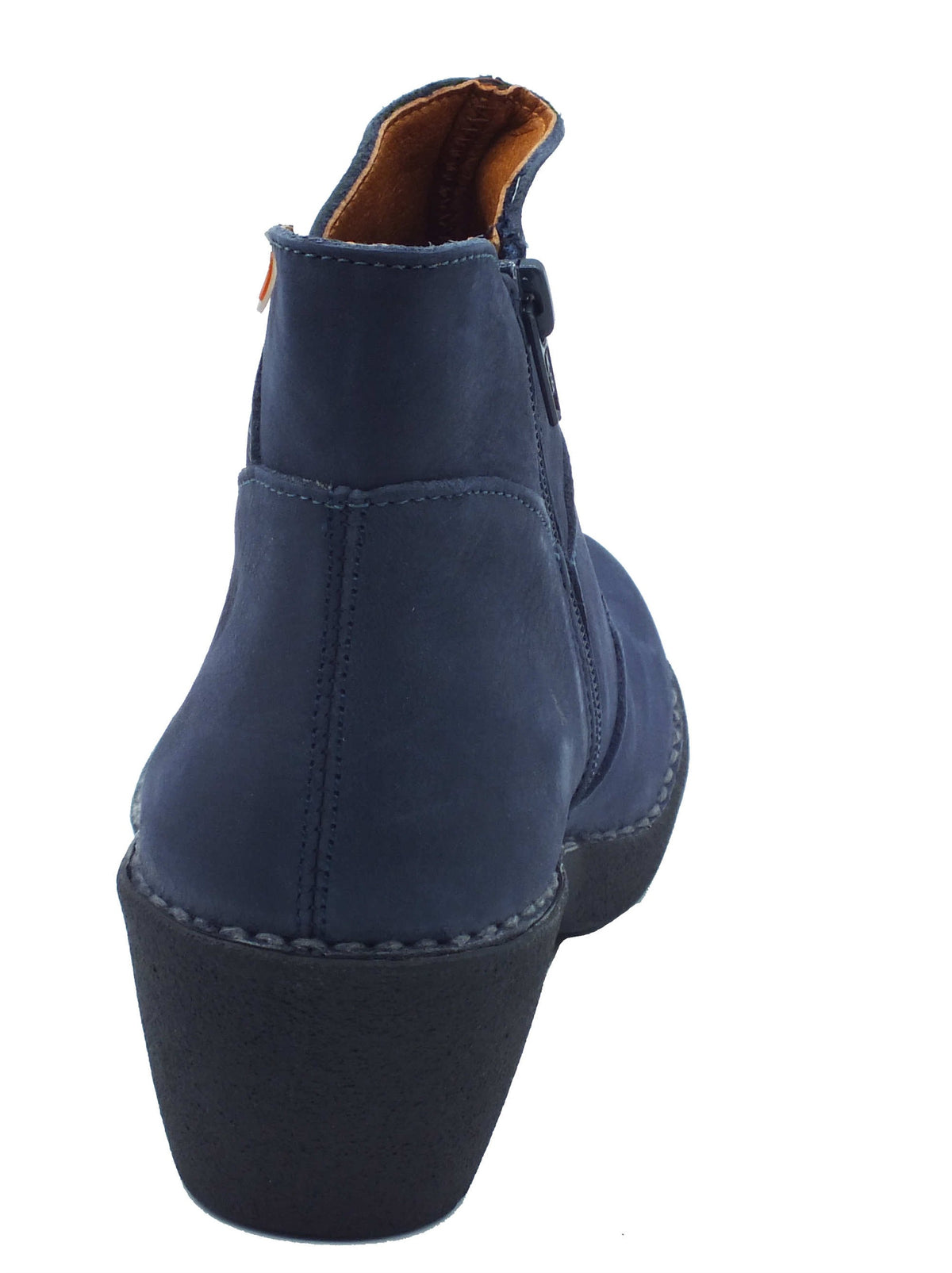 Jungla Jungla Tronchetti con tacco Donna 7518 NM Deep Blue pelle blu Deep Blue