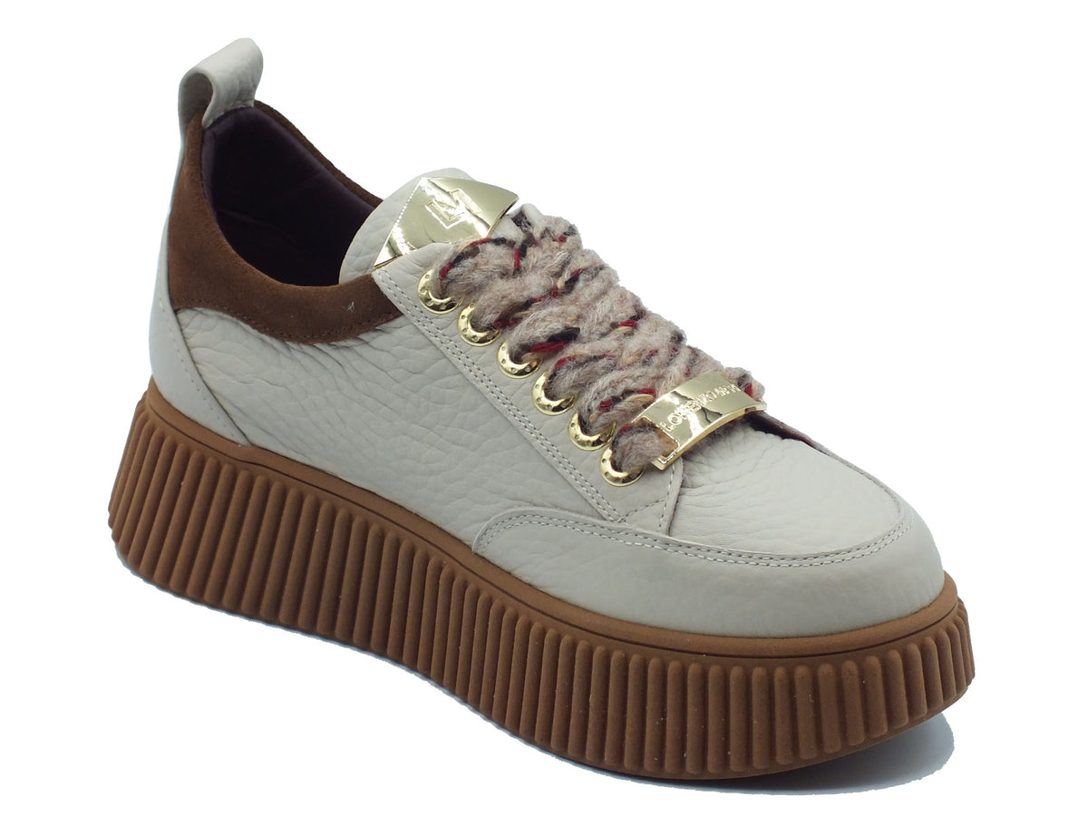 Lorenzo Mari Lorenzo Mari Sneakers Donna SALLY 26 Avorio Crosta pelle avorio Crosta
