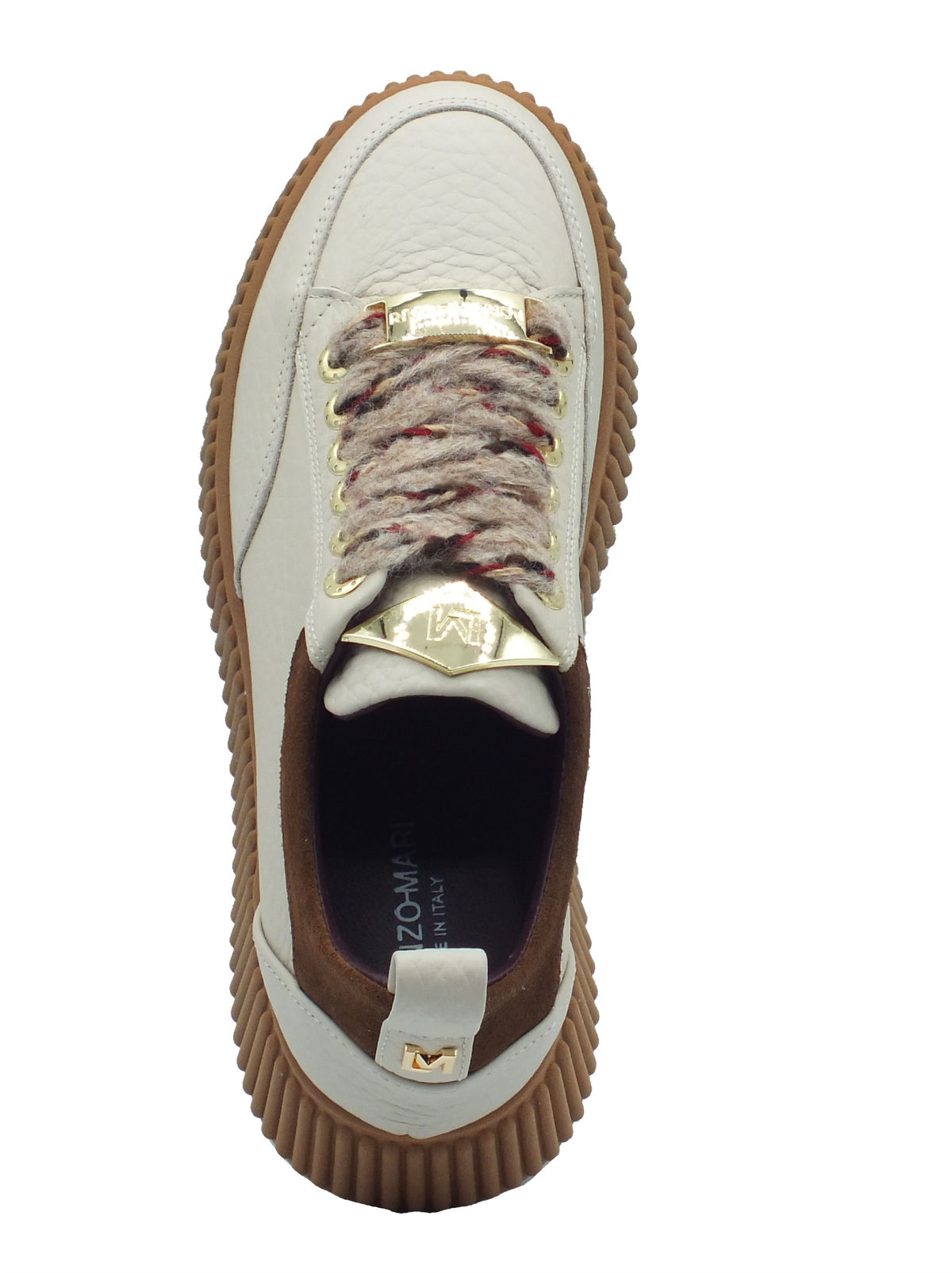 Lorenzo Mari Lorenzo Mari Sneakers Donna SALLY 26 Avorio Crosta pelle avorio Crosta